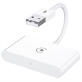 CarPlay Wireless Adapter for iOS - USB, USB-C (Open Box - Excellent) - White