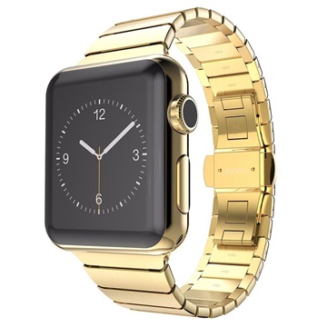 Apple Watch Series 9/8/SE (2022)/7/SE/6/5/4/3/2/1 Stainless Steel Strap - 41mm/40mm/38mm - Gold