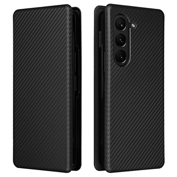 Samsung Galaxy Z Fold5 Flip Case - Carbon Fiber - Black