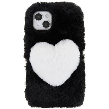 Plush Heart iPhone 14 TPU Case - Black