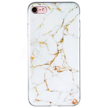 Marble Pattern IMD Model iPhone 7/8/SE (2020)/SE (2022) TPU Case - White