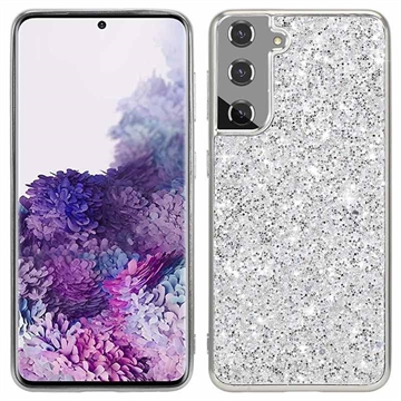 Samsung Galaxy S21 FE 5G Glitter Series Hybrid Case - Silver