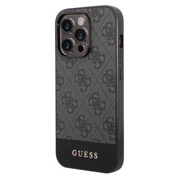Guess 4G Stripe iPhone 14 Pro Max Hybrid Case - Grey
