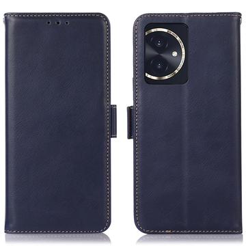 Honor 100 Wallet Leather Case with RFID - Blue