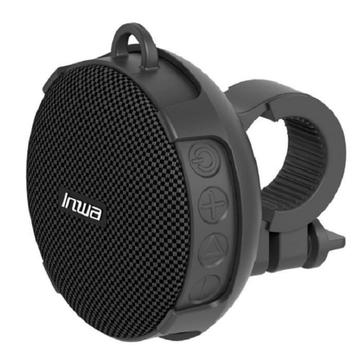 INWA Bluetooth Speaker Mini Subwoofer IPX7 Waterproof Wireless Bicycle Cycling Music Speaker Support TF - Black