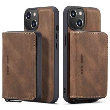 Jeehood Detachable 2-in-1 iPhone 14 Case with Wallet - Brown