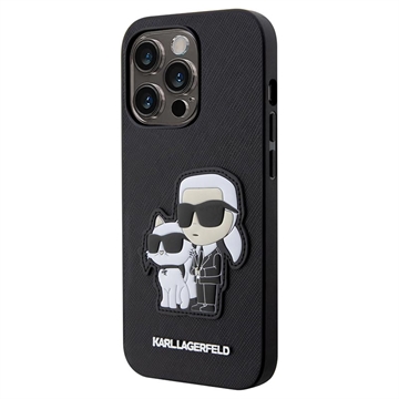Karl Lagerfeld Ikonik Karl & Choupette iPhone 13 Pro Case - Black