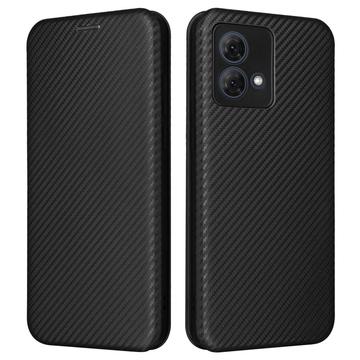 Motorola Moto G84 Flip Case - Carbon Fiber - Black