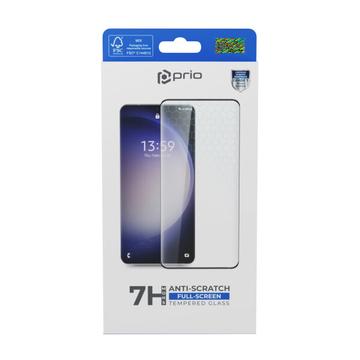 Prio 3D Samsung Galaxy S24 Tempered Glass Screen Protector - Black