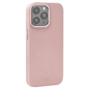 iPhone 15 Pro Max Puro Icon Mag Pro Silicone Case - Pink