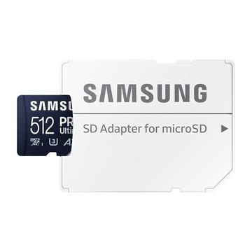 Samsung Pro Ultimate MicroSDXC Memory Card with SD Adapter MB-MY512SA/WW - 512GB