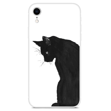 iPhone XR Stylish Ultra-Slim TPU Case - Black Cat
