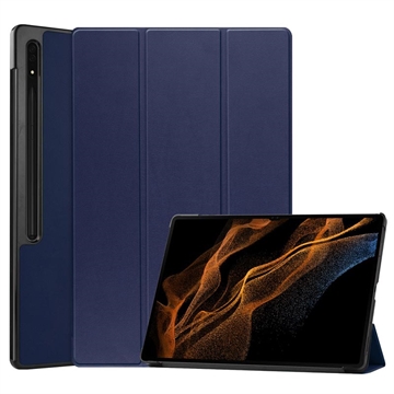 Samsung Galaxy Tab S9 Ultra Tri-Fold Series Smart Folio Case - Blue