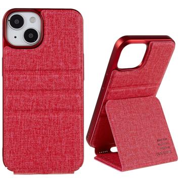 X-Level Journey iPhone 14 Vertical Flip Case - Red