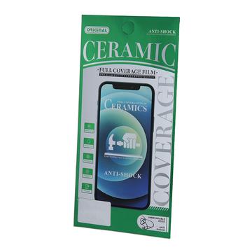 iPhone 14 Pro Max Ceramic Tempered Glass Screen Protector - Black Edge