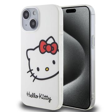 iPhone 15 Hello Kitty IML Kitty Head Case - White