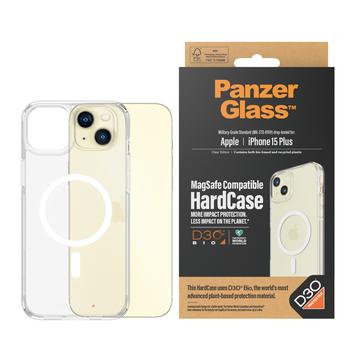 iPhone 15 Plus PanzerGlass HardCase MagSafe Case Compatible with D3O - Clear