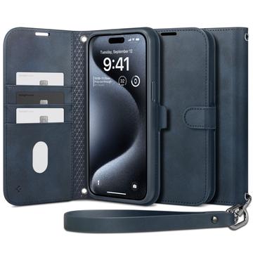 iPhone 15 Pro Spigen Wallet S Pro Wallet Case - Blue