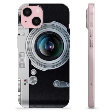iPhone 15 TPU Case - Retro Camera