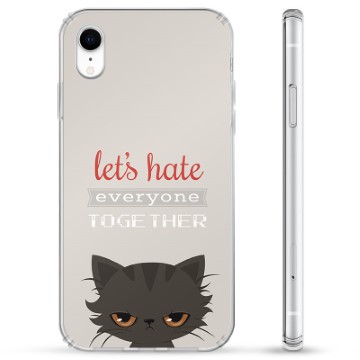 iPhone XR Hybrid Case - Angry Cat