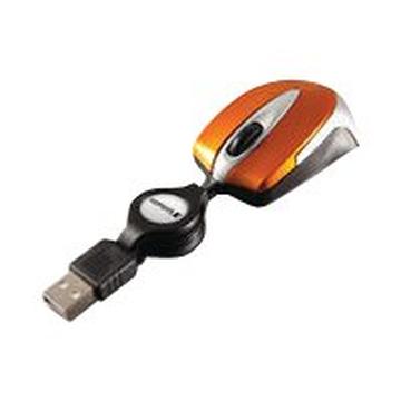 Verbatim Go Mini Optical Travel Mouse - Orange