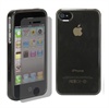 Apple iPhone 4 / 4S Silicone Case - Transparent Black