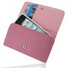 Apple iPhone 4 / 4S PDair Wallet Leather Case - Pink