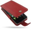 LG Optimus 2X P990 PDair Leather Case - Red