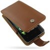 LG Optimus 2X P990 PDair Leather Case - Brown