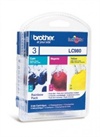 Brother DCP-145 C Inkjet Cartridge LC980RBWBPDR 3 Pack - Cyan, Magenta, Yellow