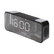 Adler AD 1190 Silver Wireless alarm clock with radio