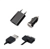 Charger Set 3-in-1 - iPhone, iPhone 3G, 3GS, iPhone 4, 4S, iPod - Black