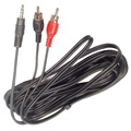AUX Adapter - Black & Red