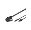 AV Cable Scart / 3.5mm, S-VHS - 2m