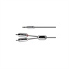 Belkin 3,5 mm / 2X RCA Stereo Cable - 2,1m - Grey