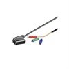 AV Cable Scart / 3x RCA - 1m