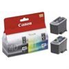 Canon Pixma IP 2600 Inkjet Cartridge PG-40, CL-41 2 Pack - Black, Cyan, Magenta, Yellow