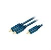 Clicktronic RCA / 2x RCA Subwoofer Cable Y-Audio - 2m