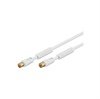 Coaxial Cable - White - 1,5m