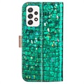 Croco Bling Series Samsung Galaxy A53 5G Wallet Case - Green