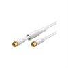 Flatband Sat Cable F-Plug / F-Plug - 1,5m