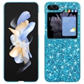 Samsung Galaxy Z Flip5 Glitter Series Hybrid Case - Blue