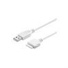 Goobay USB Data Cable - iPad, iPhone 4, 4S, iPhone 3G, 3GS, iPod - White