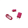 Konkis Charger Kit - iPhone 3G, 3GS, iPhone 4, 4S, iPod, iPad - Pink