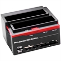 Multifunctional USB 2.0 to SATA/IDE Docking Station (Open-Box Satisfactory) - Black