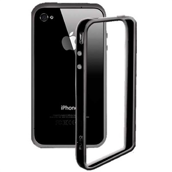 black iphone 4 white bumper. iPhone 4 Puro Bumper Cover