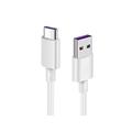 Reekin 5A SuperFast USB-A / USB-C Charging Cable - 1m - White