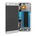 Samsung Galaxy S7 Edge Front Cover & LCD Display GH97-18533B - Silver
