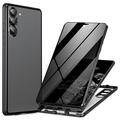 Samsung Galaxy S24 Magnetic Case with Tempered Glass - Privacy