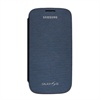 Samsung Galaxy S3 i9300 EFC-1G6FBEC Flip Case - Chrome Blue